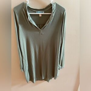 Dina be Green long sleeve dress